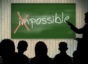 L'interprete di simultanea al lavoro